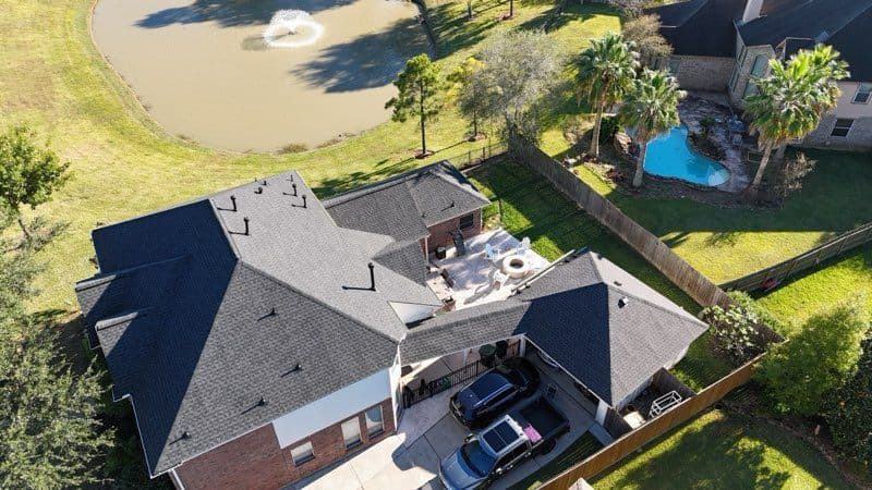 Complete Lifetime Roofing System Installed in Pearland image