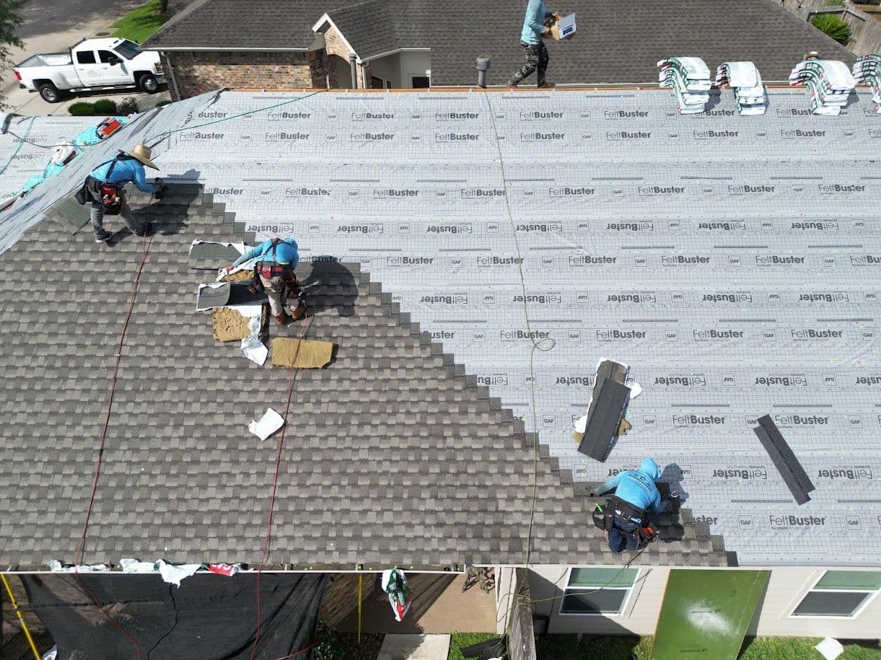 Gallery photos for Hail Damage Roof Replacement Done Right in Pearland: Image #1
