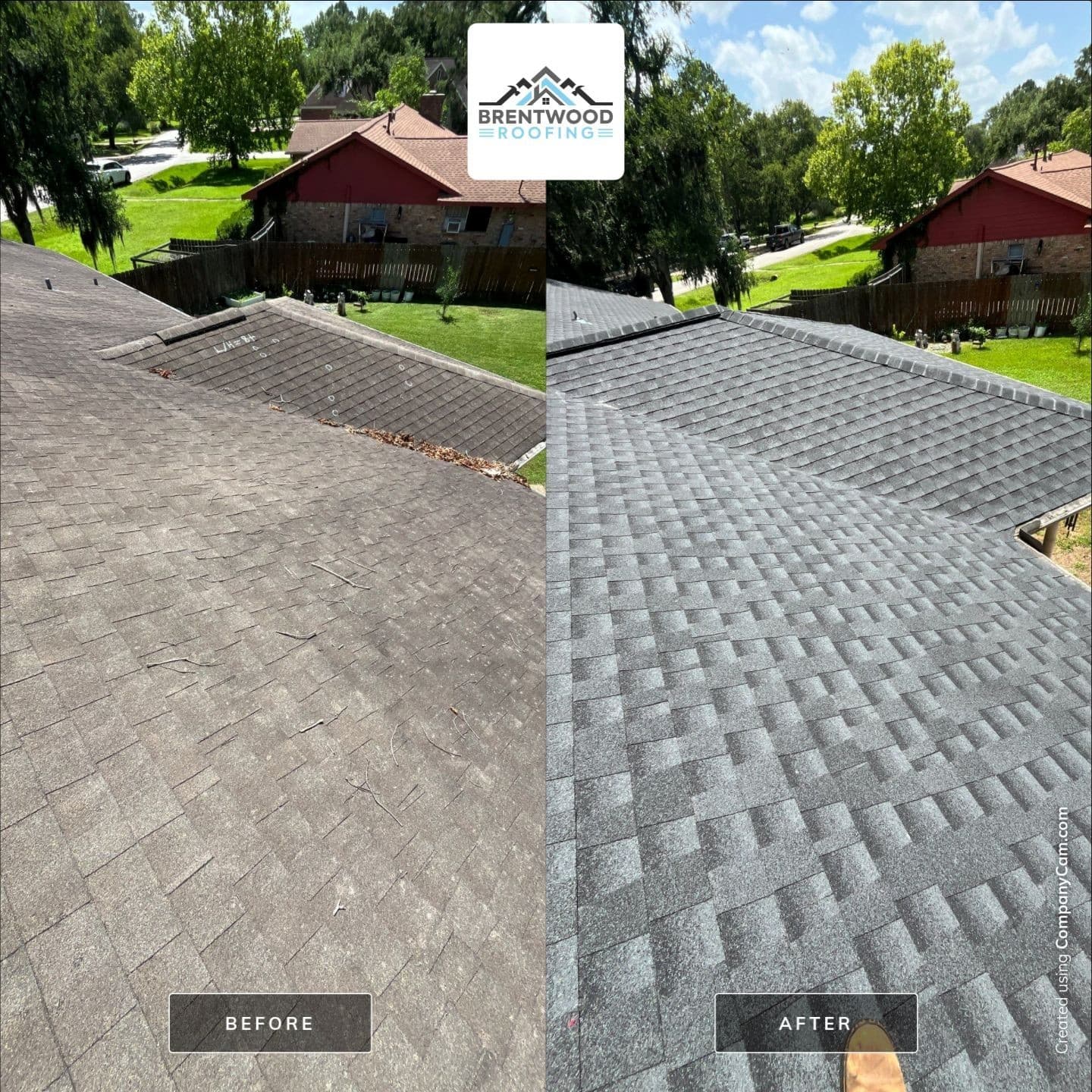 Gallery photos for Full Roof Replacement with GAF Timberline HDZ Shingles in Pearland: Image #1