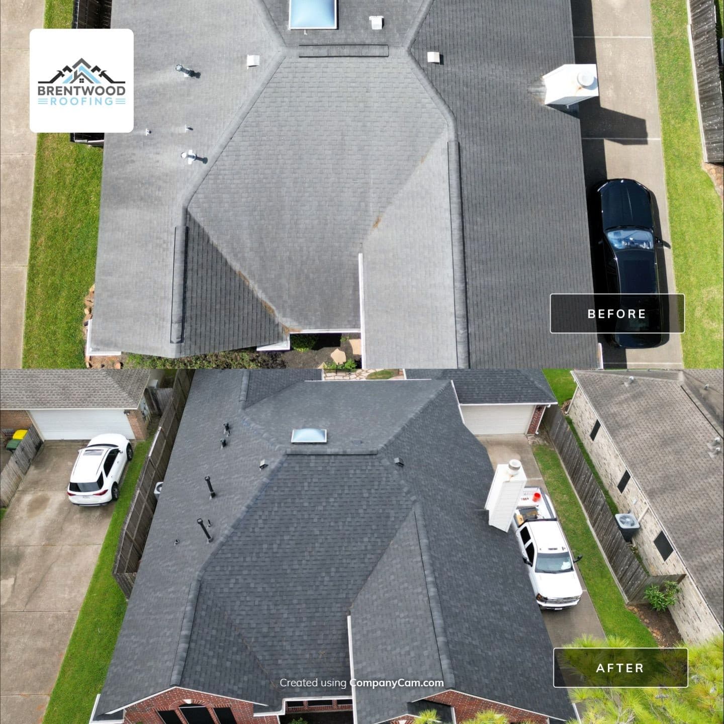 Full Shingle Roof Replacement Near Friendswood Pearland Border Done in One Day image