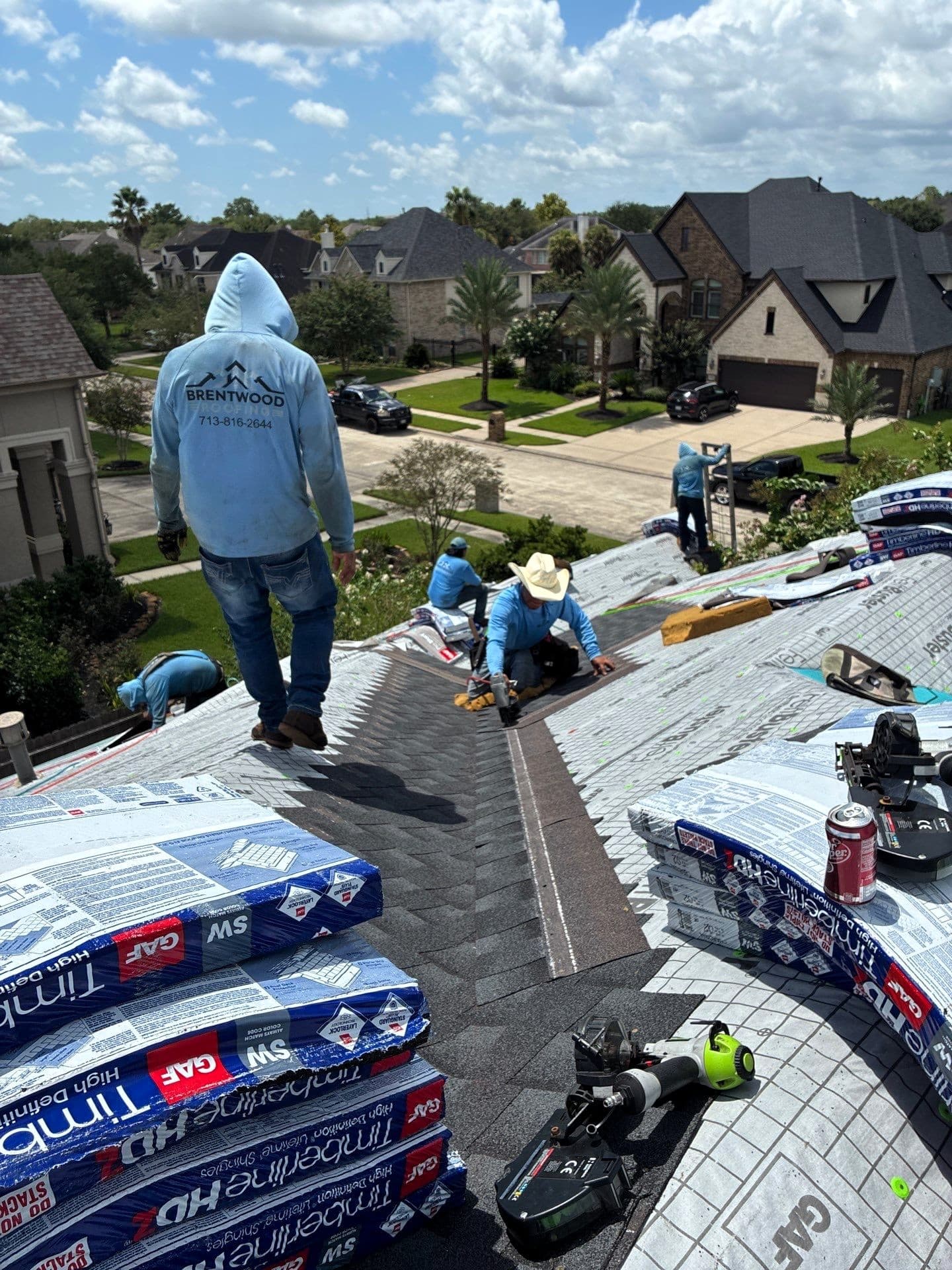 Gallery photos for Two Storm-Damaged Roofs Replaced on the Same Street in Friendswood: Image #4