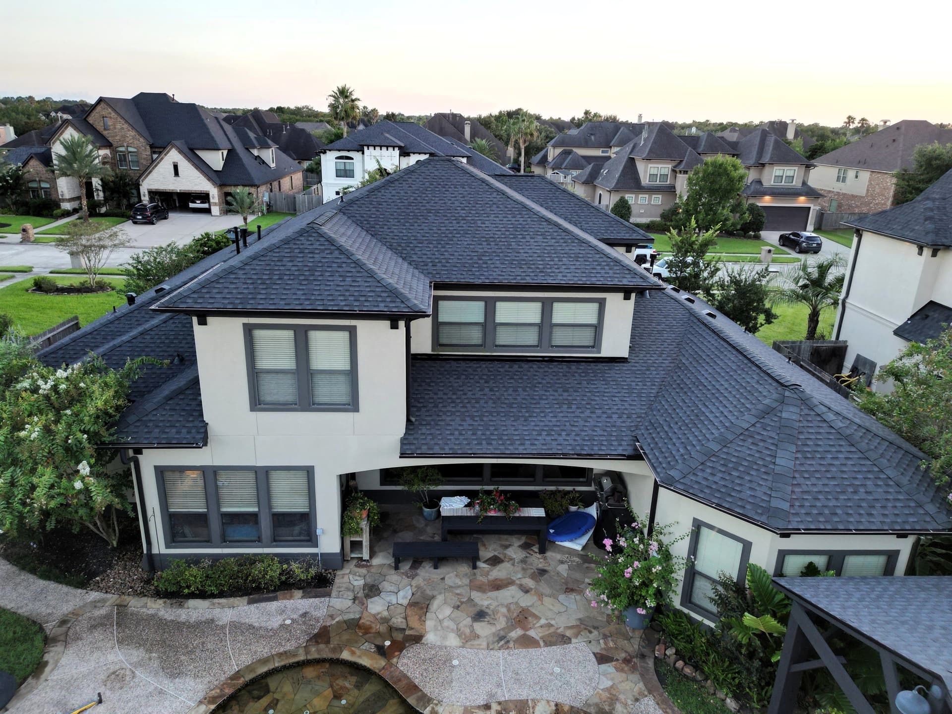 Gallery photos for Two Storm-Damaged Roofs Replaced on the Same Street in Friendswood: Image #2